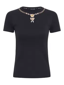 Marine Serre: Чёрная футболка 