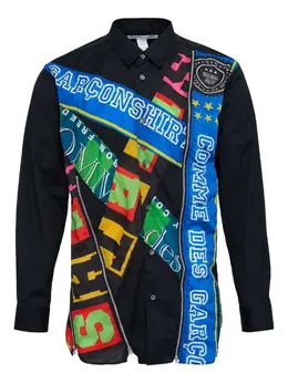 Comme Des Garçons Shirt: Рубашка с принтом 