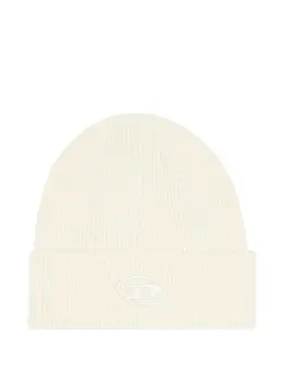 Diesel: Бежевая шапка 