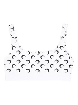 Marine Serre: Топ  Moon с принтом