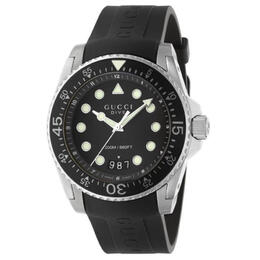 Gucci Classic Black Dial Mens Watch ya136204b