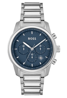 Hugo Boss Trace Blue Dial Mens Watch 1514007