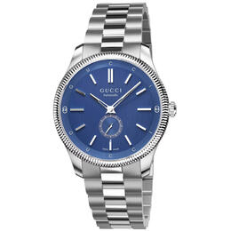 Gucci G-Timeless Quartz Blue Dial Mens Watch ya126389