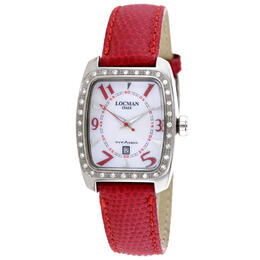 Locman Titanio Quartz White Dial Ladies Watch 483rmoprd2d