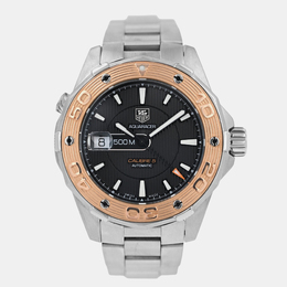 Tag Heuer Aquaracer WAJ2150.BA0870 Automatic 18K Rose Gold Stainless Steel Men's Wristwatch 43 mm 1241512