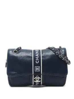 CHANEL Pre-Owned: Синяя сумка 