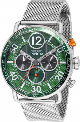 Invicta Speedway Chronograph GMT Quartz Green Dial Mens Watch 49373