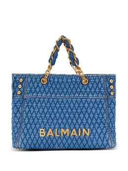 Balmain 1945 Soft denim tote bag 25792365