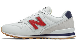 Кроссовки женские с низким верхом белые/красные New Balance wl996fpk