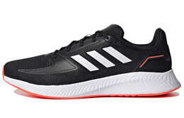 Кроссовки Runfalcon 2.0 мужские с низким верхом, черные/белые/оранжевые Adidas Neo fz2803