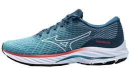 Кроссовки Wave Rider 26 мужские с низким верхом, синие/красные Mizuno j1gc227551 | peacock blue