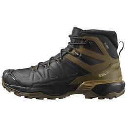 Salomon X Ultra Противоскользящие и Износостойкие Водоотталкивающие Полувысокие Трекинговые Кроссовки Мужские Черный Зеленый, Black/Olive Green l47585700 | black/olive green