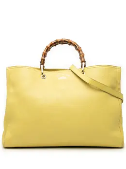 Gucci 2000-2015 Large Calfskin Bamboo Shopper satchel 32643027
