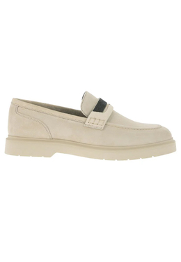 BRUNELLO CUCINELLI: Бежевые лоферы 
