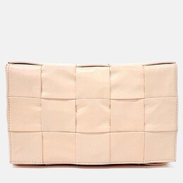 Bottega Veneta Beige Leather Cassette Bag 1243249