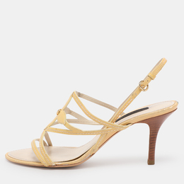 Louis Vuitton: Жёлтые сандалии 