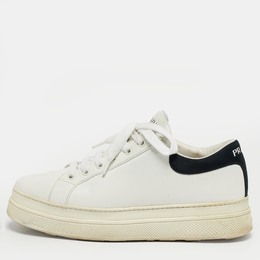 Prada: Белые кроссовки 