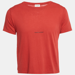 Saint Laurent Paris: Красная футболка 