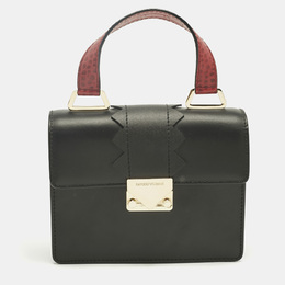 Emporio Armani: Чёрная сумка на руку 