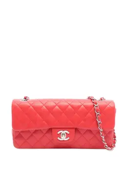 Chanel 2003-2004 CC Quilted Lambskin East West Single Flap shoulder bag 32640375