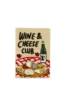 Olympia Le-Tan small Wine and Cheese Club embroidered clutch 31568170