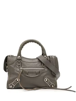 Balenciaga 2018 Mini Chevre Motocross Classic Metallic Edge City satchel 32271708