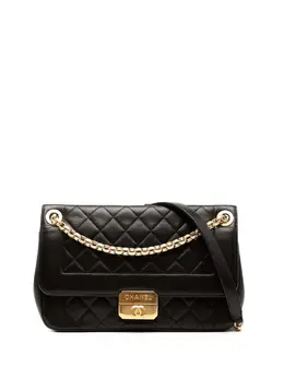 Chanel 2014 Large Lambskin Chic With Me Flap crossbody bag 32623559