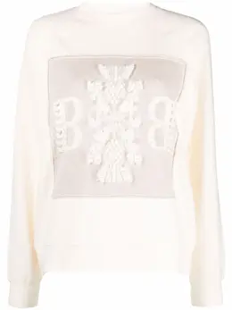 Barrie: Белый свитшот 