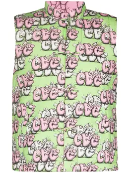 Comme Des Garçons Shirt: Зелёный жилет 