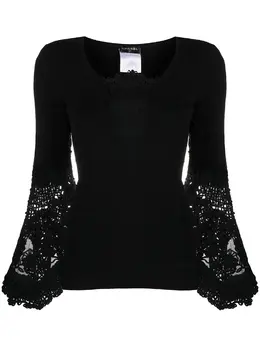 Chanel Pre-Owned: Чёрный свитер 