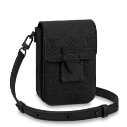 Сумка-бумажник Louis Vuitton S-Lock Vertical, черный m81524