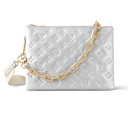 Сумка Louis Vuitton Coussin PM, серебристый m21769 | silver