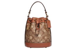 Демпси Мини Сумка Через Плечо Кроссбоди Женская Коричневая Coach Из Коровьей Кожи Ведро ce587-imv2x