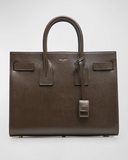 Маленькая сумка Sac De Jour с ручкой сверху из гладкой кожи Saint Laurent, цвет Light Musk prod256180168 | light musk