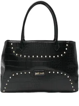 Сумка-тоут с заклепками Just Cavalli, черный 32088851 | черный