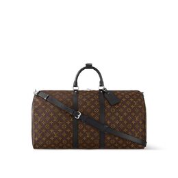 Сумка Keepall Bandoulière 55 Louis Vuitton, коричневый m56714 | brown