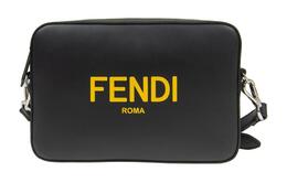 Fendi Кожаная сумка для фотоаппарата через плечо мужская черная 7m0286adm8f0r2a