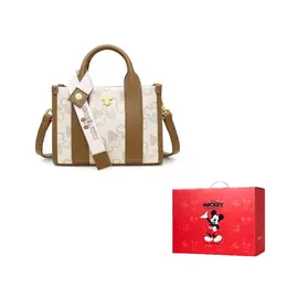 Disney Микки ПУ наплечная сумка через плечо женская розовая, White dhb41481-a | white