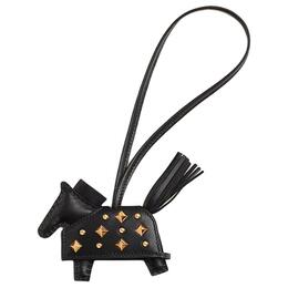 Hermes Сумка Rodeo Milo из ягненка и телячьей кожи малая унисекс черная, Black h086961ccaa | black