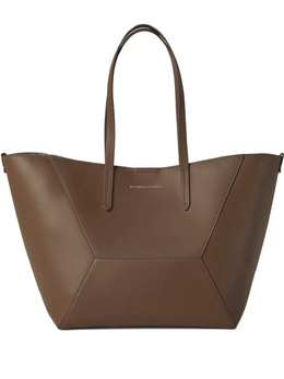 Двойная сумка через плечо Brunello Cucinelli, коричневый mbtkd2571c8772 | коричневый