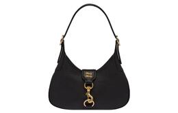 Miu Miu Кожаная сумка хобо на плечо женская черная 5bc157-2ajb-f0002-v-ooo