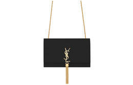 Saint Laurent Кожаная сумка через плечо 354119-bow0j-1000