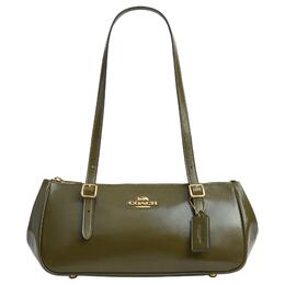 Coach Кожаная сумка через плечо большая женская оливковый зеленый cbj05-imolv