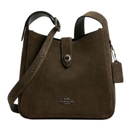 Coach Кожаная сумка через плечо Хэдли среднего размера армейского зеленого цвета ccg43-qbary