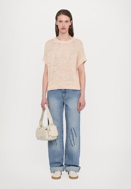 Сумка MEDIUM SHOULDER BAG Armani Exchange, бежевый arc51h0hl-b11 | valley