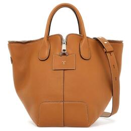 Сумка на молнии среднего размера с верхней ручкой Tod's xbwdbns0300yats001