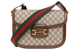 Конвертируемая сумка через плечо Horsebit 1955 из холста с кожаными деталями мужская Gucci 700457-huhhg-8565