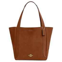 Сумка-шоппер Hadley из коровьей кожи через плечо женская желтая охра Coach cv998-imxaf