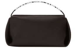 Клатч из шелка "Трампетс" женский черный Alexander Wang 20222p10t001