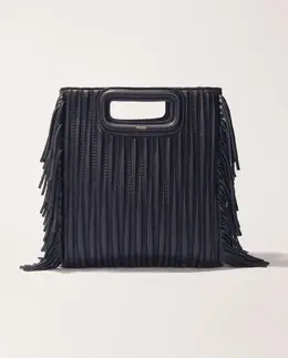 Женская сумка M из стёганой кожи Maje, черный mp_0910052_mfasa01175tu | negro